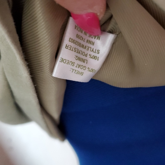 Walter Baker cream suede halter top size large - Picture 10 of 10